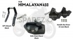 Fit For Royal Enfield New Himalayan 450 GPS Mount Risers and Side Stand Extender - SPAREZO